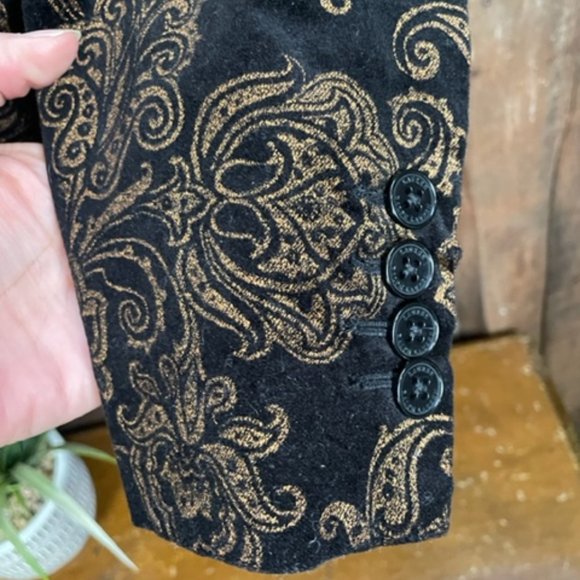 Lauren Ralph Lauren NWOT Velvet Tapestry Blazer - Size 10 - Never Worn - Picture 7 of 12